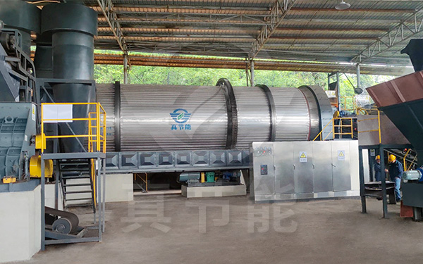 紅薯渣烘干設備案例現場