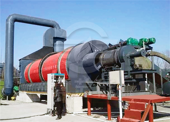 木薯渣烘干設(shè)備運(yùn)行現(xiàn)場