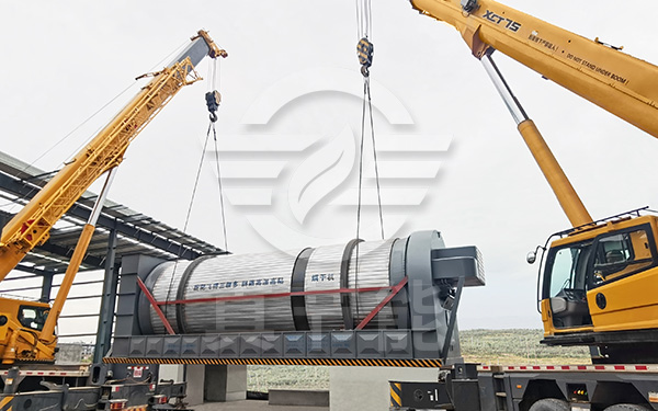 甘蔗渣烘干設備吊裝 甘蔗渣烘干設備吊裝
