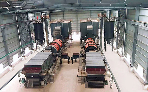 酒糟烘干機(jī)運(yùn)行現(xiàn)場