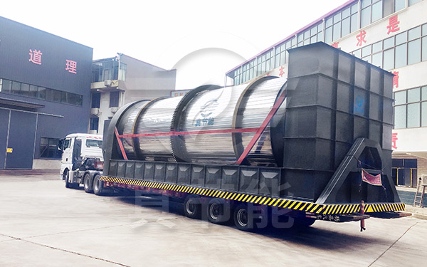 浸出渣烘干設(shè)備運(yùn)輸現(xiàn)場